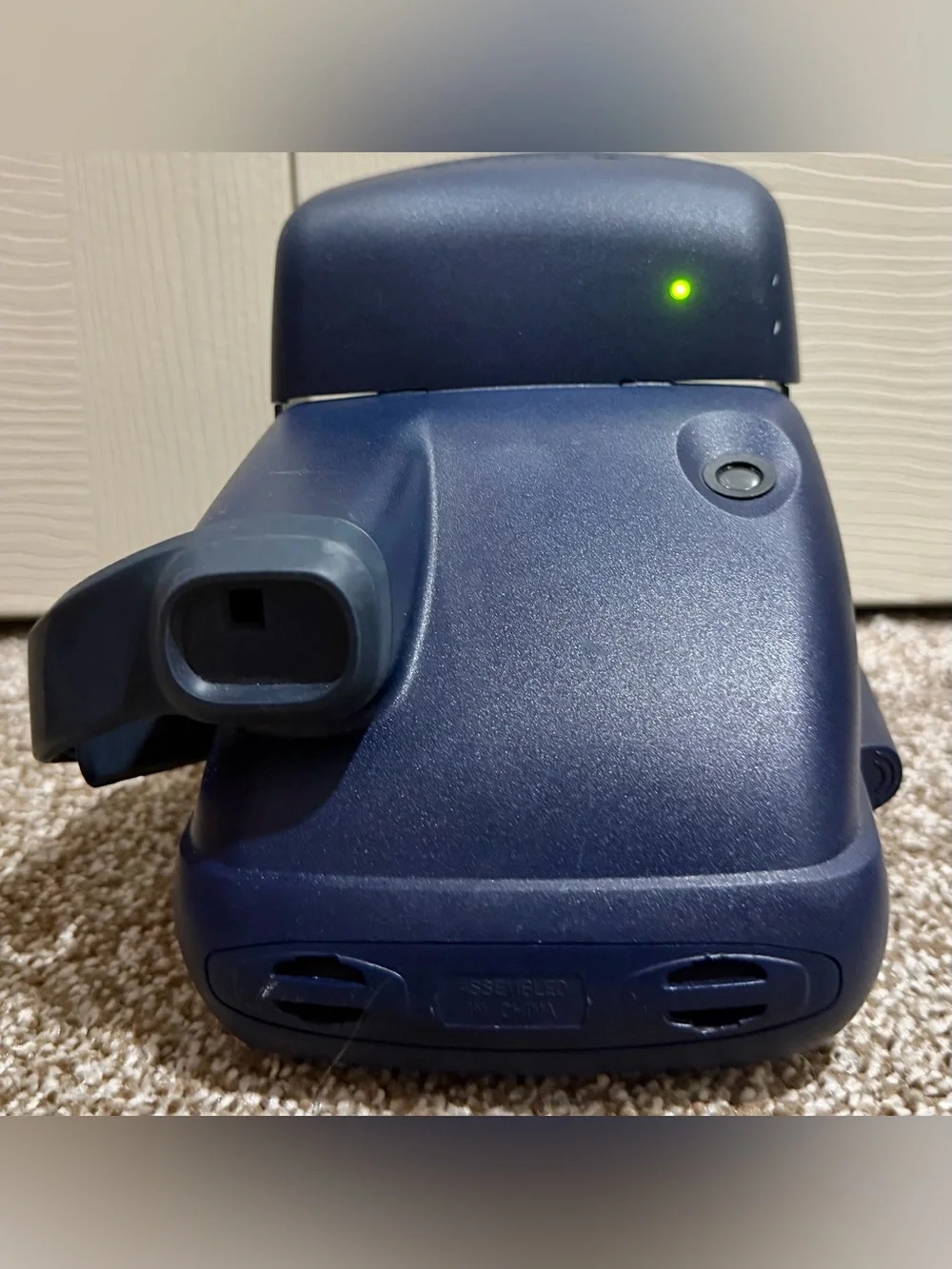 Vintage Polaroid One Step Express Navy Blue 600 Instant Film Camera